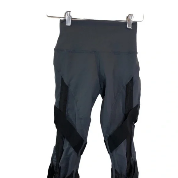 Alo Yoga High Waisted Bandage Leggings Gray - Picture 6 of 10